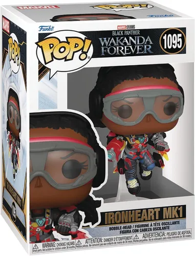 Miniatura 2 de POP Marvel: Black Panther: Wakanda Forever - Ironheart MK1 Funko Figura de vinilo (paquete con funda protectora de caja compatible), multicolor