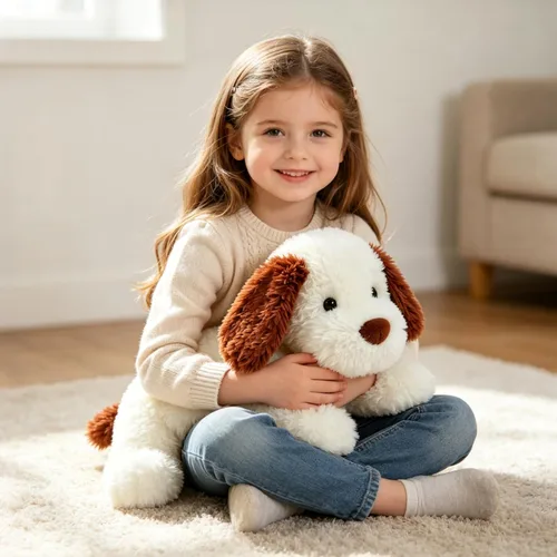 Miniatura 2 de Animales de Peluche Cachorro de 20 pulgadas, Animal de Peluche Perro Suave, Lindo Regalo de Peluche de Perro Cachorro para Niños y Niñas