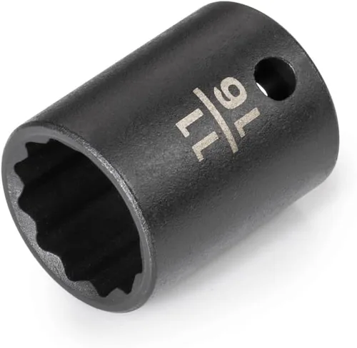 Miniatura 78 de TEKTON Accionamiento de 3/8 pulgadas x 1 pulgada Zócalo de impacto de 12 puntos poco profundo SID12225