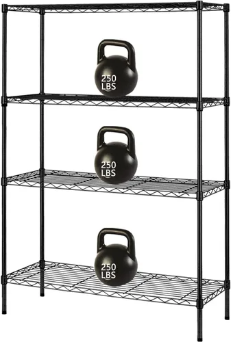 Miniatura 11 de Dopinmin Estantes de almacenamiento Estante de metal Estante de pie Estantería de alambre para el hogar Estantes de oficina, estante de alambre