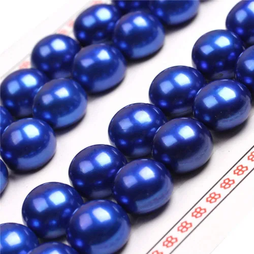 Miniatura 13 de 16 pares de perlas cultivadas de agua dulce de grado AAA para hacer aretes de joyería (negro)