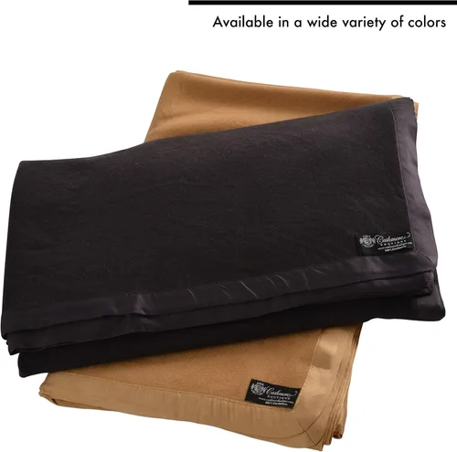 Miniatura 8 de Cashmere Boutique: Manta individual de cachemira 100% pura en 4 capas (color: gris medio, tamaño: 60 "x 90") - Tamaño individual Pure Cashmere Luxury