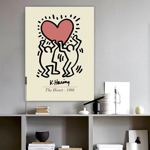 Miniatura 9 de Atrippy Pósteres minimalistas grandes, tapiz artístico para dormitorio, tapiz estético de pared de dibujos animados, bohemio y divertido póster