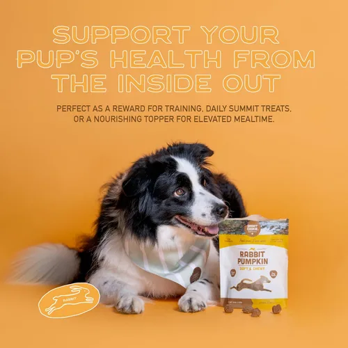 Miniatura 7 de Smart Cookie Golosinas Naturales para Perros - Conejo y Calabaza - Golosinas de Entrenamiento para Perros y Cachorros con Alergias, Estómagos