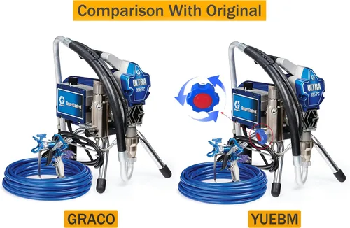Miniatura 5 de Repuesto para válvula de pulverización Graco 390 395 490 495 595 original, diseño giratorio, instalación más fácil, mejor control, más duradero