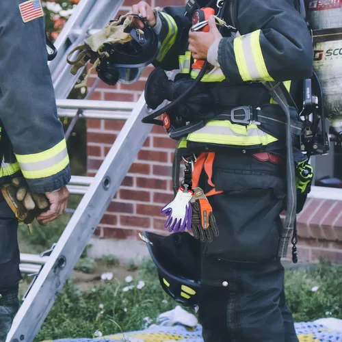 Miniatura 5 de KUNN Correa de guante de bombero, clips de soporte de guante de seguridad para el trabajo con clip de cocodrilo