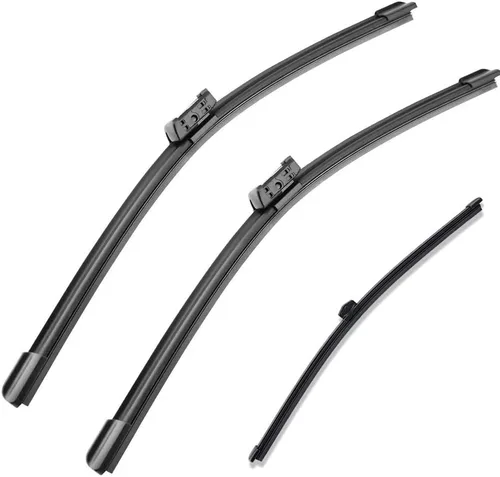 Compatible con Audi A6 C7 2011-2018 26 + 21 pulgadas + 16 pulgadas limpiaparabrisas delantero trasero escobillas, escobillas, accesorios de cortador