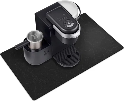 Miniatura 28 de Alfombrilla Divertida para Cafetera - Bandeja Espresso para Barra de Café Bajo Alfombrilla para Cafetera, Alfombrilla para Cafetera para Encimera