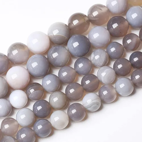 Miniatura 21 de 36 cuentas de calcedonia de jade rojo natural de 25/64 pulgadas (0.394 in), redondas sueltas, piedras preciosas energéticas curativas, para hacer