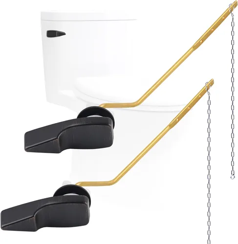 Miniatura 8 de Kit de reemplazo de mango de inodoro de metal universal Hygie Rinse de 2 piezas - Montaje lateral compatible con American Standard/Mansfield/Gerber
