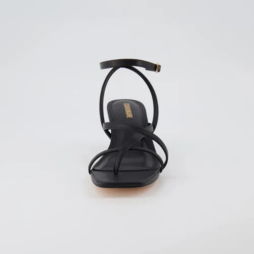 Miniatura 3 de CUSHIONAIRE Sandalia de tacón para mujer con espuma viscoelástica y anchos disponibles