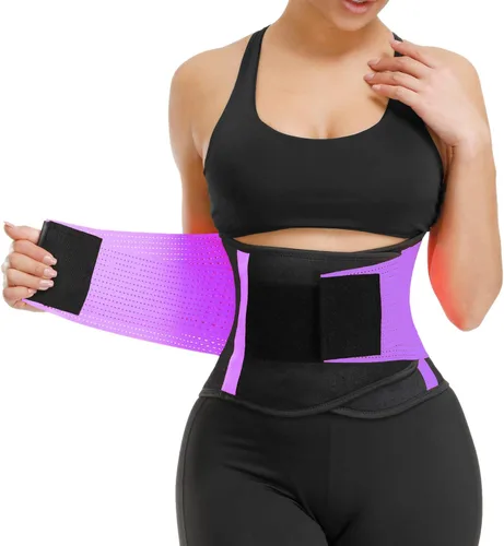 Miniatura 8 de VENUZOR Cinturón de entrenamiento de cintura para mujer – Faja reductora de cintura – Cinturón adelgazante – Cinturón deportivo (grado UP)