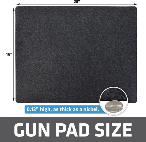 Miniatura 6 de Drymate - Almohadilla de limpieza de armas, alfombrilla de limpieza de armas premium, absorbente, impermeable, duradera, protege las superficies