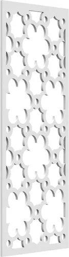 Miniatura 94 de Ekena Millwork WALW14X35X0250STGRO Southgate - Paneles de pared decorativos de madera con calado, 13 3/8 pulgadas de ancho x 34 3/8 pulgadas de rojo