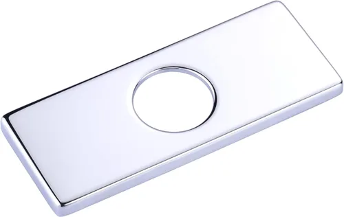 Miniatura 9 de Placa de cubierta de grifo de 6 pulgadas, placa de grifo negra mate para fregadero de baño, 1 agujero o 3 agujeros de 4 pulgadas, cubierta