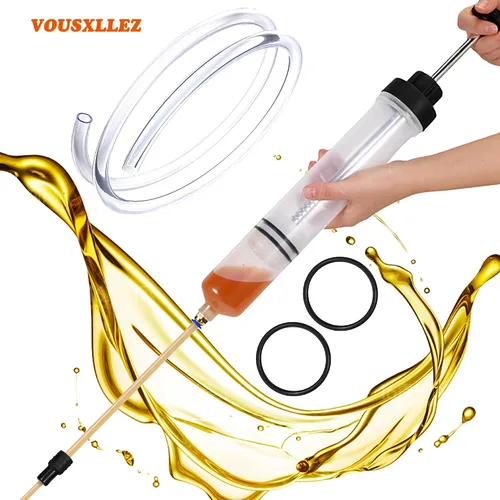Miniatura 10 de Extractor de Líquido, Extractor de Fluido de 500CC, Bomba de Aceite con Manguera, Jeringa Automotriz, Succión de Aceite para Cambio de Aceite