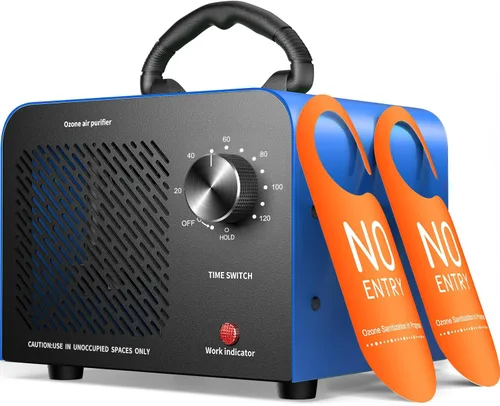 Miniatura 13 de Generador de ozono de 48,000 mg, máquina comercial de ozono para eliminación de olores, desodorizante purificador de aire ionizador de O3 de alta