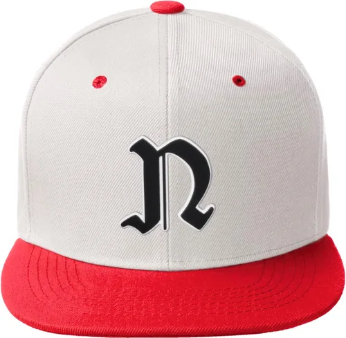 Miniatura 1481 de Daxton Gorra clásica con visera de billete plano con letras del alfabeto inglés antiguo de la A a la Z