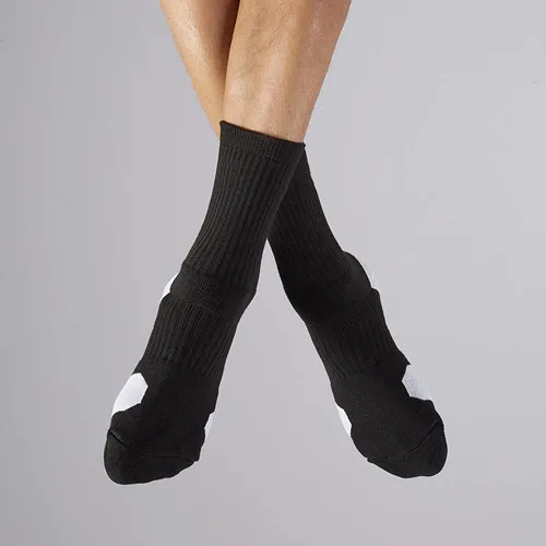 Miniatura 8 de DRASEX Calcetines deportivos para hombre, calcetines deportivos acolchados, paquete de 4 calcetines de baloncesto Elite calcetines gruesos
