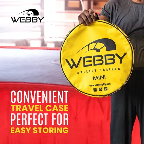 Miniatura 5 de Webby Agility Trainer – Circle Speed and Agility Ladder for High Intensity Reactive Footwork Drills and Skills – A Circular Piece of Reaction