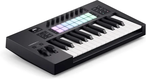 Miniatura 11 de Novation Launchkey Mini [MK3] - Controlador de teclado portátil de 25 teclas, USB, MIDI con integración DAW, modo acorde y arpegiador