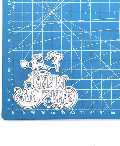 Miniatura 5 de Plantillas de corte de metal para Navidad DIY, plantilla de estampado en relieve para álbum de recortes, creación de tarjetas, molde para álbum