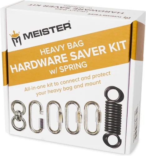 Miniatura 4 de Meister Kit de ahorro de hardware para bolsas pesadas con resorte, giratorio y mosquetones