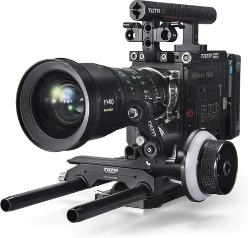 Miniatura 3 de TILTA FF-T05 Kit de enfoque de seguimiento de cine de una sola cara (con estuche de seguridad) para cámaras DSLR, sin espejo y cine, volante de mano