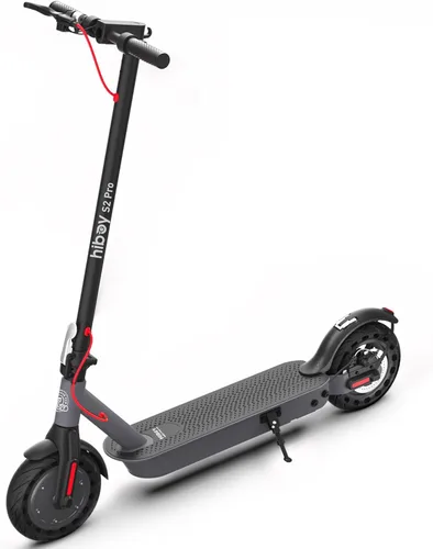 Scooter eléctrico Hiboy S2 Pro, motor de 500 W, neumáticos sólidos de 10 pulgadas, rango de 25 millas, 19 mph, scooter eléctrico plegable para S2