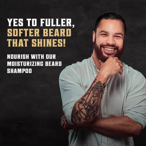 Miniatura 5 de Viking Revolution Acondicionador de barba de vainilla especiada para hombres con aceite de argán y aceite de jojoba, suavizante y fortalecedor