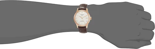 Miniatura 2 de Tissot Powermatic T0064073603300 reloj de cuero marrón para hombre