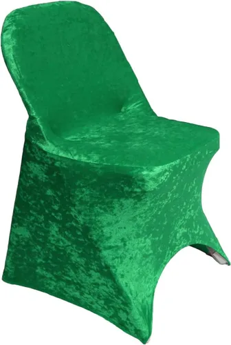 Miniatura 7 de YOUR CHAIR COVERS - Funda para silla plegable de terciopelo y elastano - Blush, funda de cojín tapizada plegable y elástica para silla tapizada