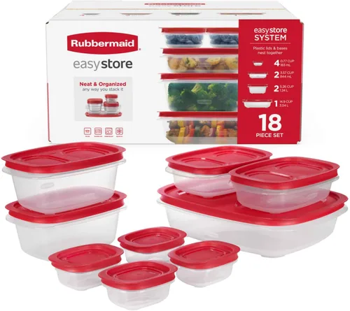 Miniatura 11 de Rubbermaid Contenedores de almacenamiento de alimentos de 42 piezas con tapas