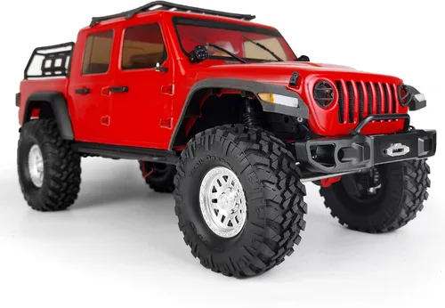 Miniatura 2 de MORLORDY Parachoques delantero RC con luces LED para 1/10 RC Truck Crawler Car SCX10 III AXI030007 JLU Accesorios Actualizaciones