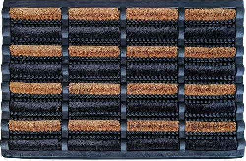 Miniatura 7 de FOOTMATTERS Ninamar Alfombrilla Bandeja Raspadora de Barro – 24 x 16 pulgadas