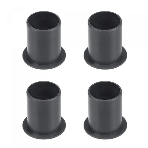 Miniatura 20 de uxcell - Cojinetes de manga con brida, 12 mm de diámetro interior, 14 mm de diámetro exterior, 10 mm de longitud, buje sin aceite envuelto en POM
