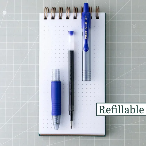 Miniatura 3 de PILOT, G2 Premium - Bolígrafos de gel de punta fina de 0.028 in, azul iris, paquete de 144