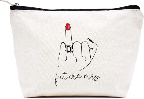 Miniatura 107 de LIBIHUA Obtener regalo de boda - Bolsa de maquillaje bolsa de cosméticos bolsa de viaje, Beige, 10-En Mi Madre del Pájaro