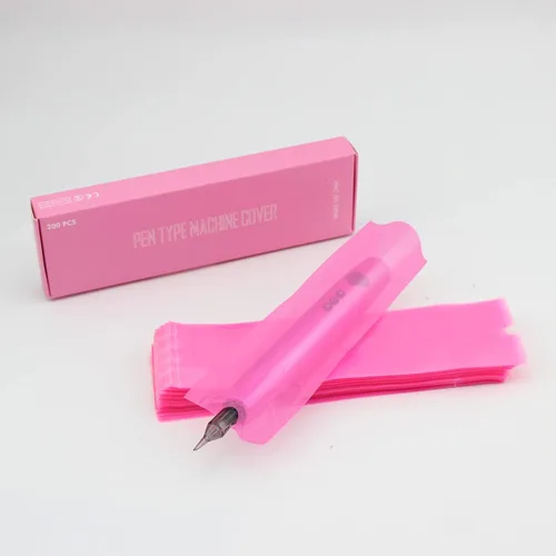 Miniatura 6 de Fundas para máquina de tatuaje, 200 unidades, tipo bolígrafo PMU, bolsa de máquina para microneedling, máquina de tatuaje de cartucho, mesoterapia