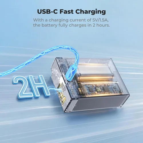 Miniatura 4 de K&F CONCEPT Paquete de 2 baterías LP-E17, USB-C R50 compatibles con Canon EOS R100 R50 RP R8 R10, Powershot V1, Rebel T8i T7i T6i T6s SL2 SL3 EOS