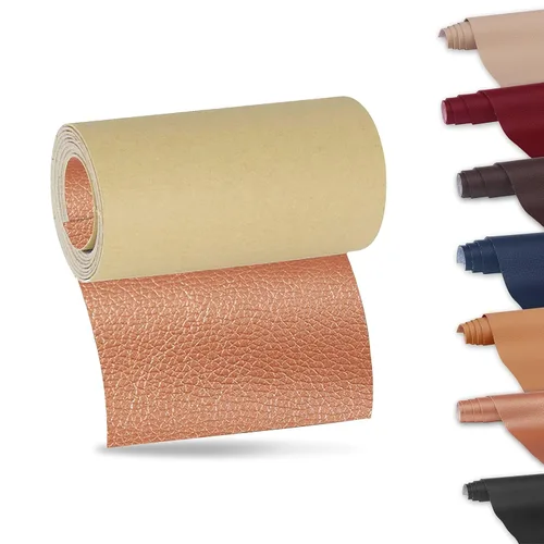 Miniatura 10 de Parche adhesivo de reparación de cuero, parche adhesivo de cuero de 20 x 54 pulgadas para sofás, asientos de automóvil, bolsos, chaquetas, parche