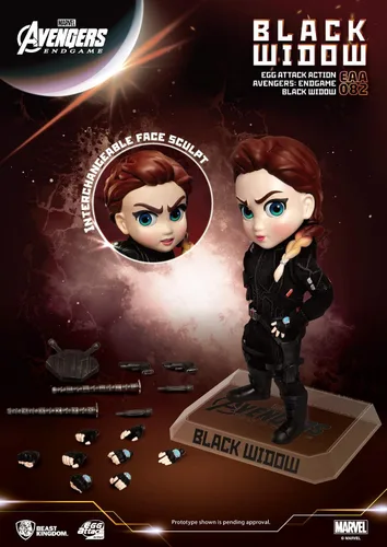 Miniatura 2 de Avengers Endgame: Black Widow EAA-082 Egg Attack Figura de acción