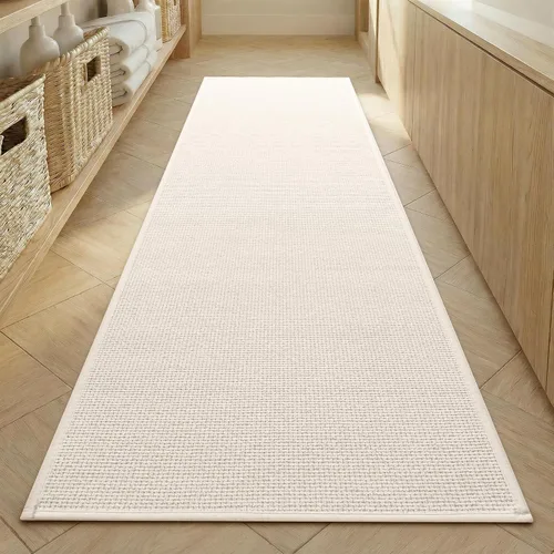 Miniatura 53 de YIHOUSE Juego de 2 tapetes de baño, color beige, ultrafino, absorbente, antideslizante, para baño, lavable, ducha, lavabo, lavandería