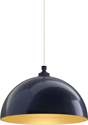 Miniatura 131 de Steel Lighting Co. Brentwood - Lámpara colgante Montada en el techo Cúpula redonda de 14 pulgadas Estilo moderno contemporáneo de granja