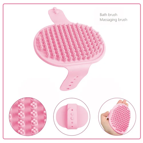 Miniatura 6 de Kit de aseo para mascotas pequeñas Crafterlife con cepillo desempañador, guante de masaje para el baño, peine para aseo de mascotas, cortaúñas