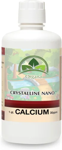 Organa Suplemento de calcio líquido cristalino puro - 30 PPM - Minerales coloidales