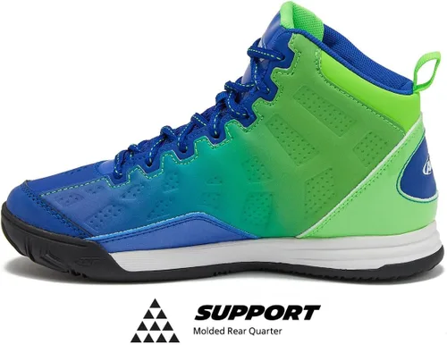 Miniatura 3 de AND1 Showout - Tenis de baloncesto para niños, tenis de caña media para niños, niños pequeños de 1 a 7 años