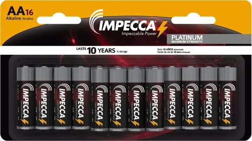 Miniatura 15 de Impecca Baterías alcalinas D, alto rendimiento 1.5 voltios LR20, batería tamaño D, paquete de 2
