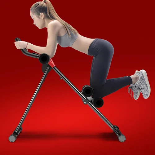 Miniatura 3 de Máquina de abdominales, máquina de entrenamiento abdominal, rueda de rodillo abdominal con monitor LCD ajustable de 5 engranajes, moldeador