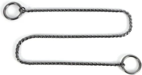 Miniatura 3 de Collares y correas para perros, collar trenzado para mascotas para demostración de perros de entrenamiento, gargantilla, 3 tamaños, cadena